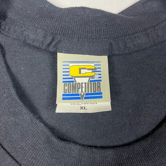 Vtg Tampa Bay Lightning T-Shirt XL 90s Logo 7 Clarence Campbell Conference A1 - Picture 3 of 9